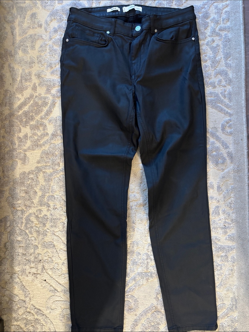 Mango Women’s Slim Straight Push UP Jeans in Black